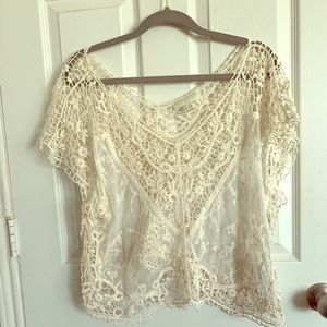 Lacey, fun, bohemian top